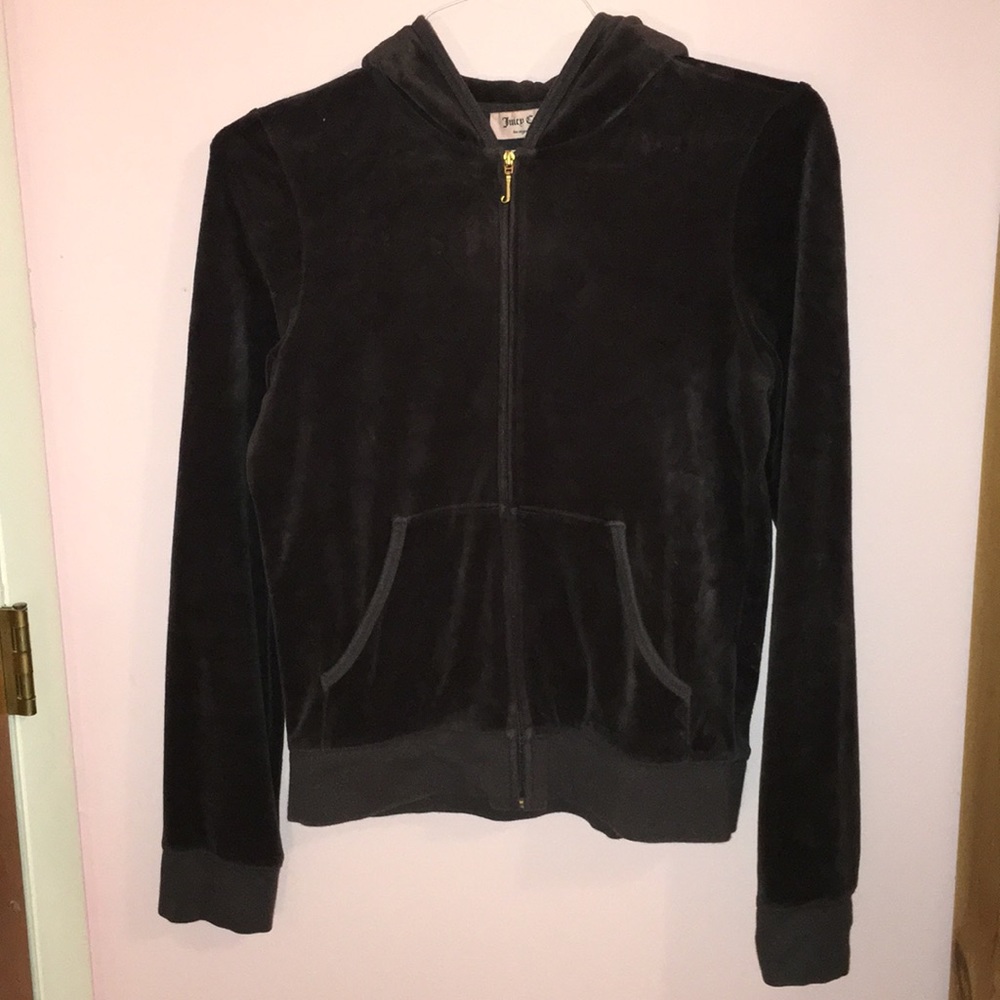 JUICY COUTURE VELOUR ZIP-UP